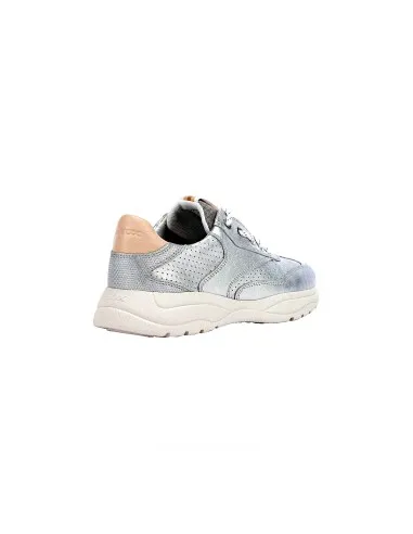 Geox SNEAKER D SMERALDO PELLE METALLIZZATA  