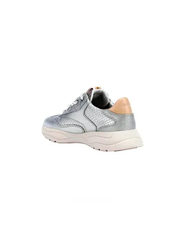 Geox SNEAKER D SMERALDO PELLE METALLIZZATA  